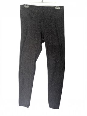 Old Navy Active Go Dry Heathered Dark Gray Performance Leggings Large